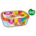 Cinta p/ Sorvete 1 Litro / Papel Duplex 240g / Plastificado 38,7cm x 15,7cm - Aberta - 4x0 cores 5000 unidades p/ Pote de 1 Litros